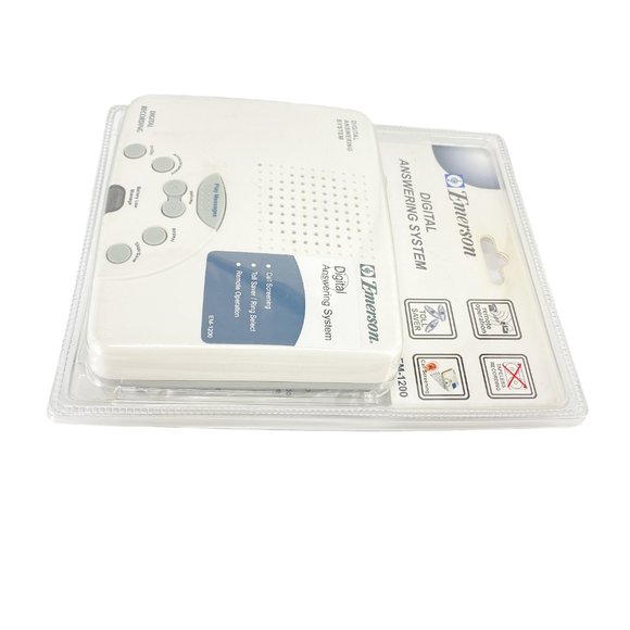 Emerson Digital Answering System EM-1200 Voice Activated Recording Ring Select - Picture 4 of 6